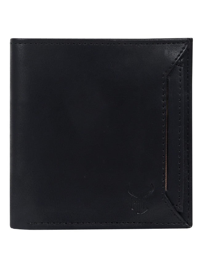 Highlark Premium & Exclusive PU Leather Wallet for Men I Slim & Compact Wallet I 7 Card Slots I 2 Currency Slots | 1 Coins Slots (Black) - Image 1